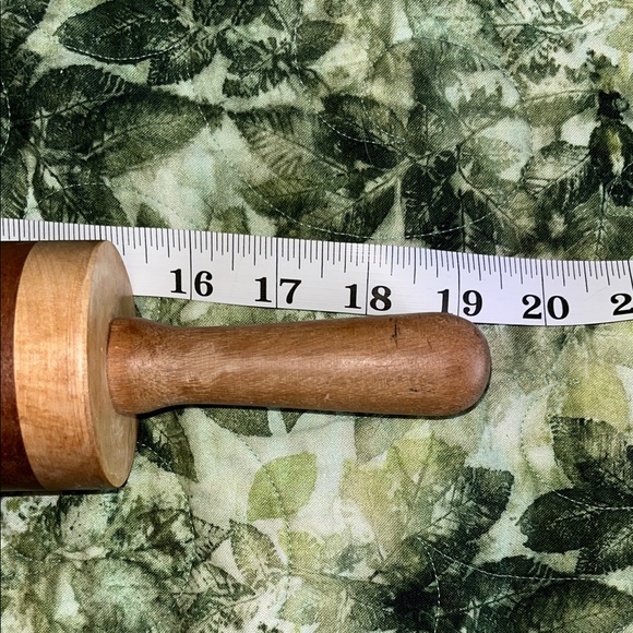 Wooden‎ Handcrafted Striped Rolling Pin - Picture 7 of 7